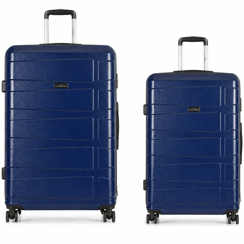 Duo de valises Lucky (Medium + XL) - Bleu