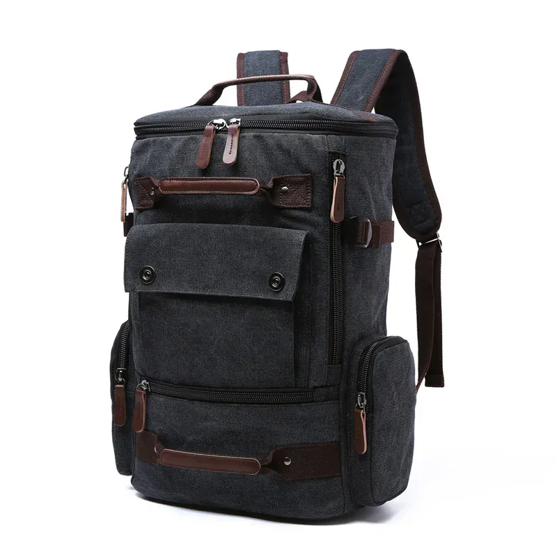 Ancien Sac À dos En Toile