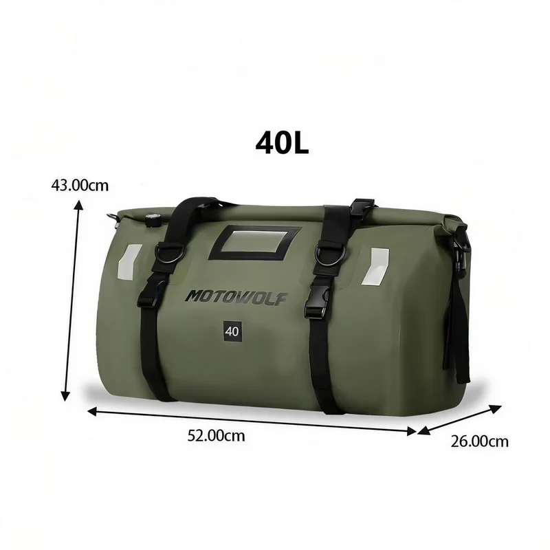Sac de selle moto étanche - MotoWolf