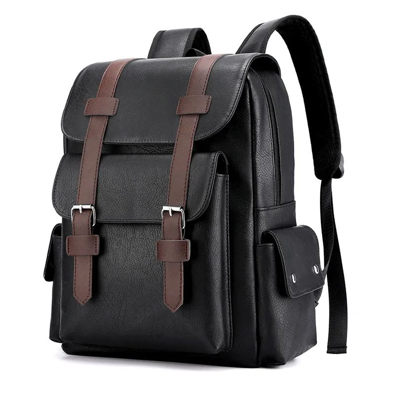 Sac À Dos En Cuir Noir