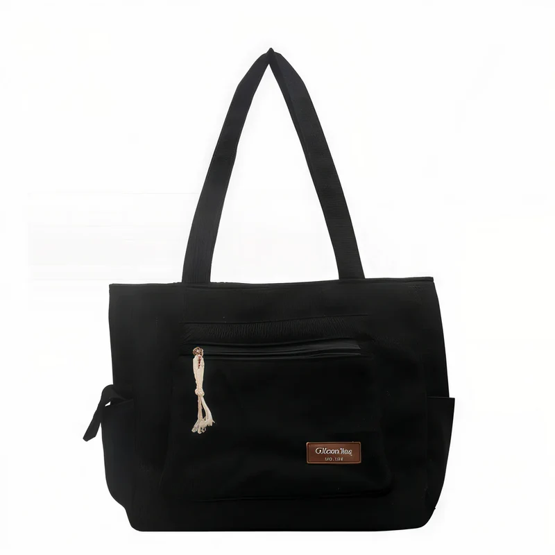 Sac besace velours côtelé