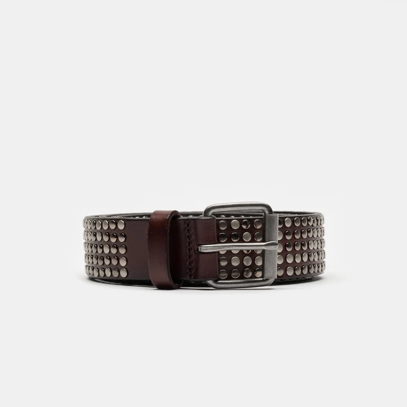 Rust Fastener Belt in Brown