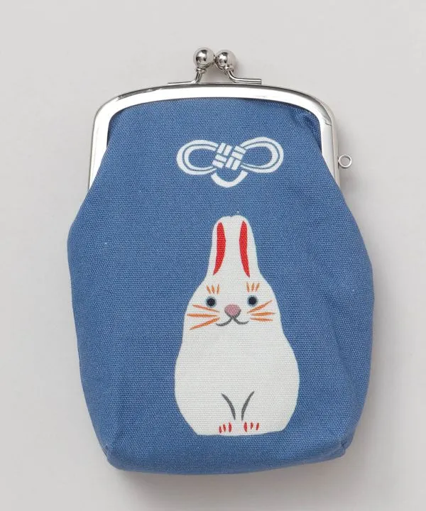 MINGEI - Pochette à fermoir Gamaguchi porte-bonheur