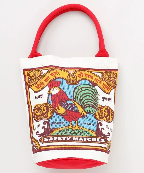 Sac à main seau rétro en forme de boîte d'allumettes à motif animal