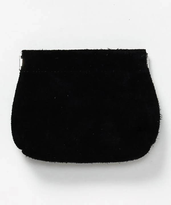 Pochette en cuir à ressort