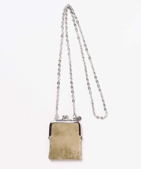 Pochette bandoulière en cuir avec fermoir