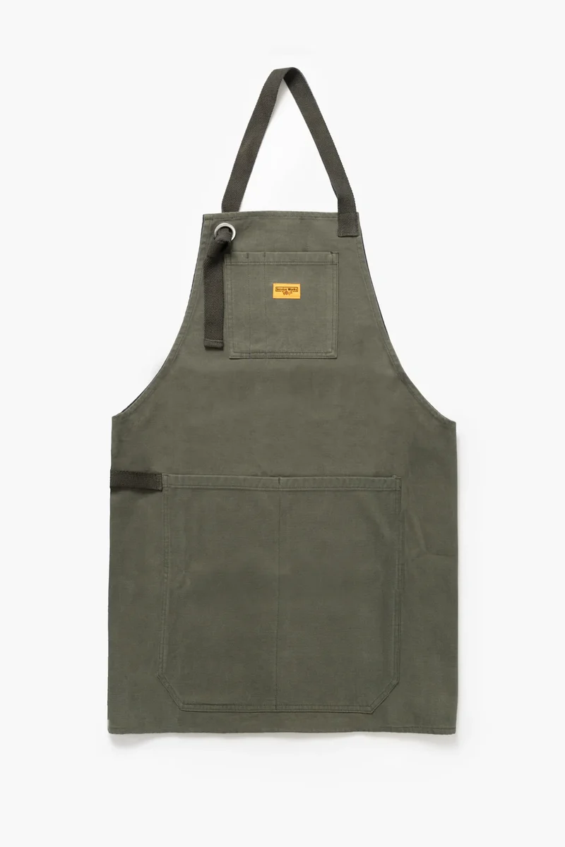 Moleskin Apron Moss