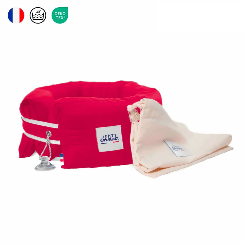 Coussin de voyage Le Petit Dormeur - Rouge