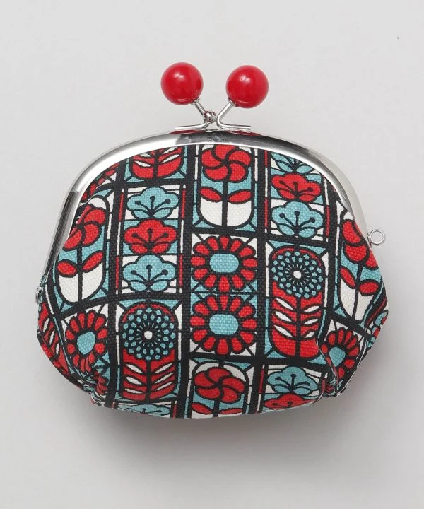 Pochette GAMAGUCHI à motif vitrail