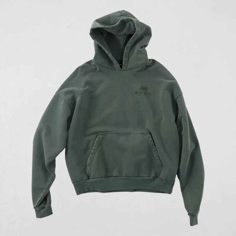 Hoodie Boxy Premium Vert GS
