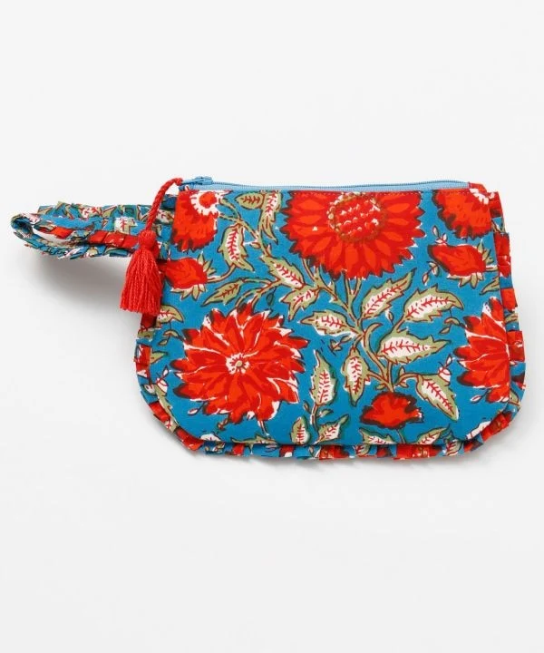 Pochette artisanale imprimée au bloc