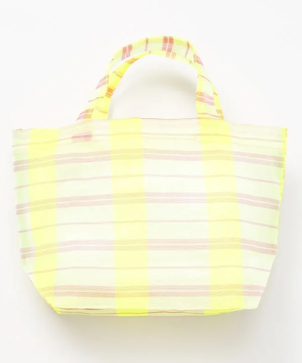 Sac fourre-tout à rayures fluo