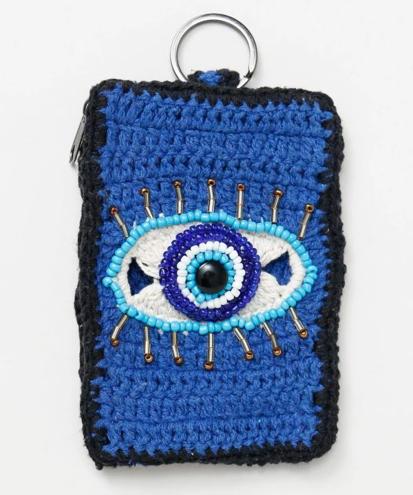 Pochette à cartes au crochet Nazar