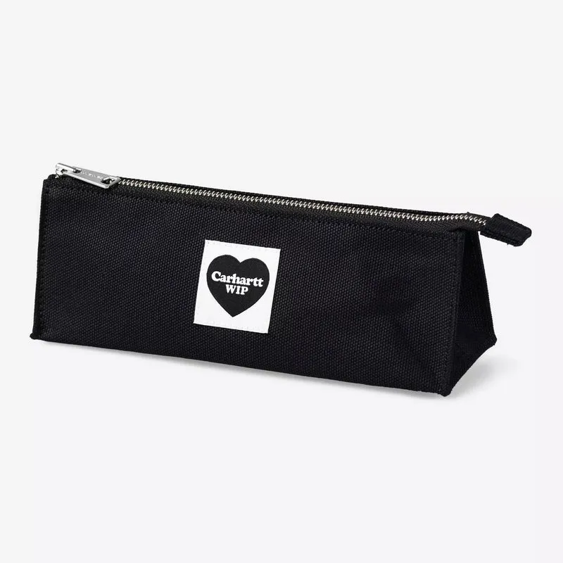 Heart Pencil Case Black