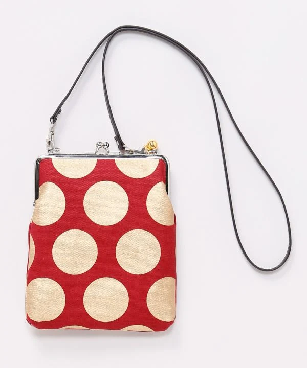 Sac bandoulière Gamaguchi à pois rétro