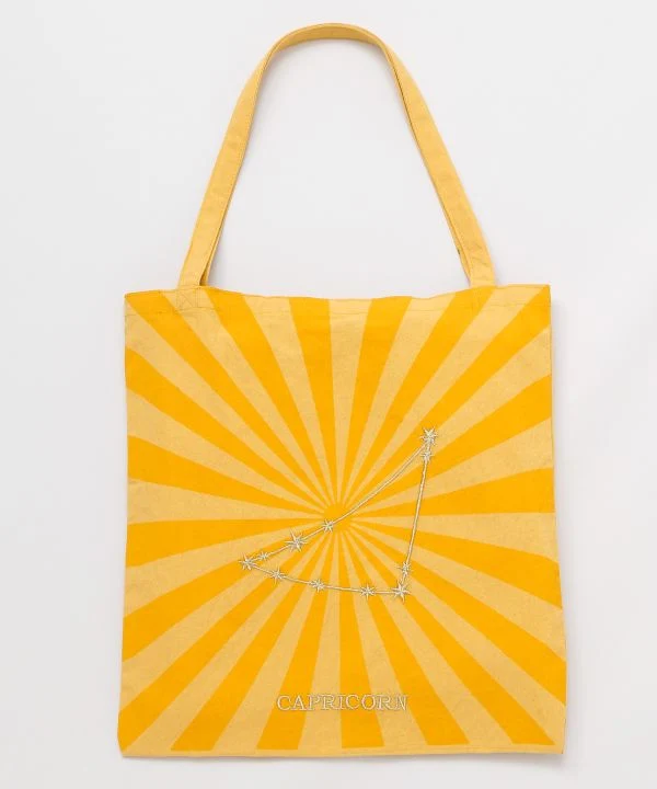 Sac fourre-tout pliable brodé du zodiaque