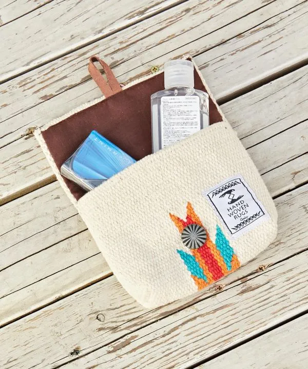Mini pochette à motifs géométriques