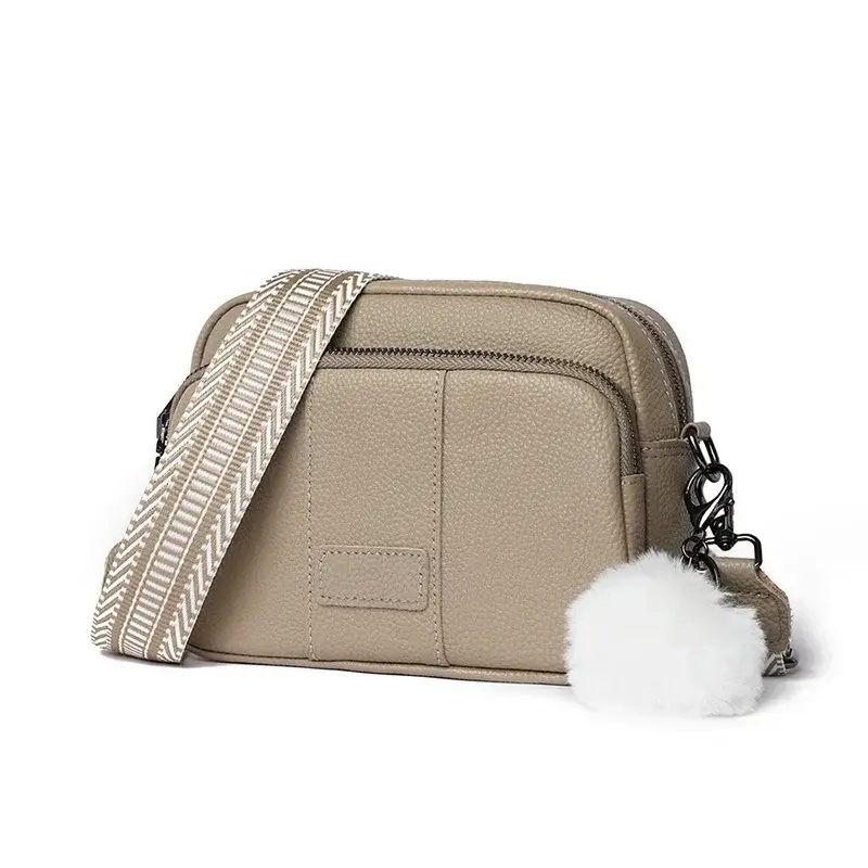 Sac à Main Bandoulière Femme avec Pompon