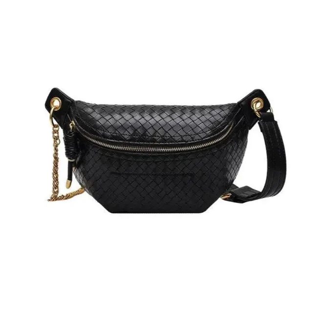 Sac Banane Femme Cuir Noir
