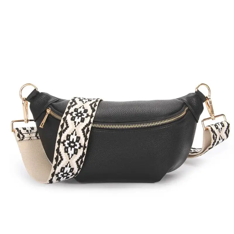 Sac Banane Cuir Noir
