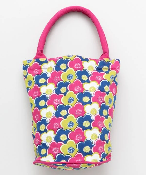 Sac seau à imprimé floral