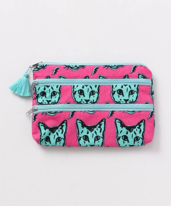 Pochette Animal Triple Zip
