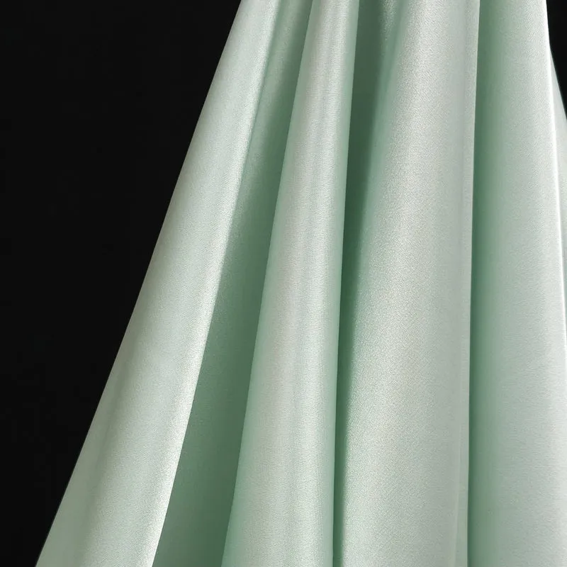 Satin | Certifié Oeko-Tex | Sorbet Menthe | 146 cm | FIN DE ROULEAU