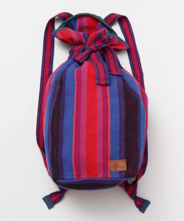 Sac à dos népalais en coton tissé à la main