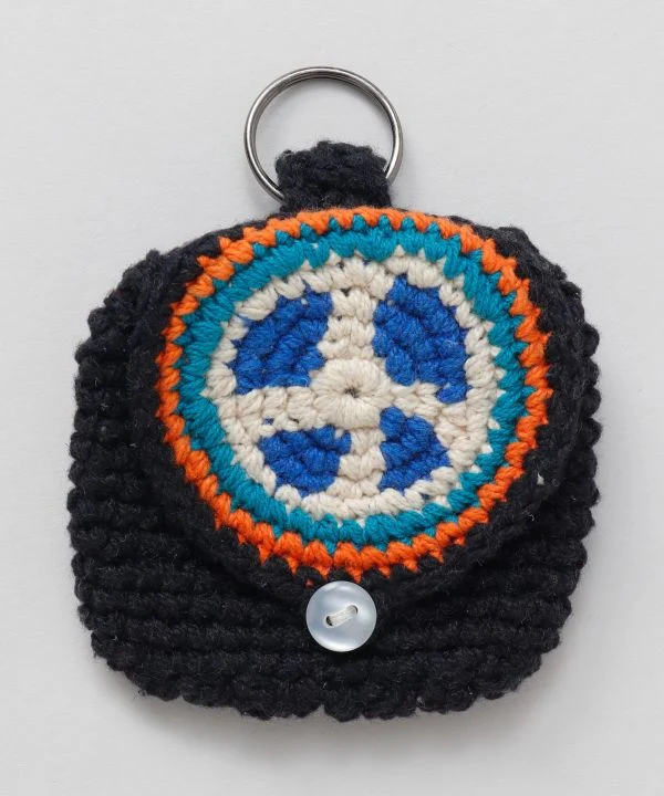 Mini pochette crochetée à la main