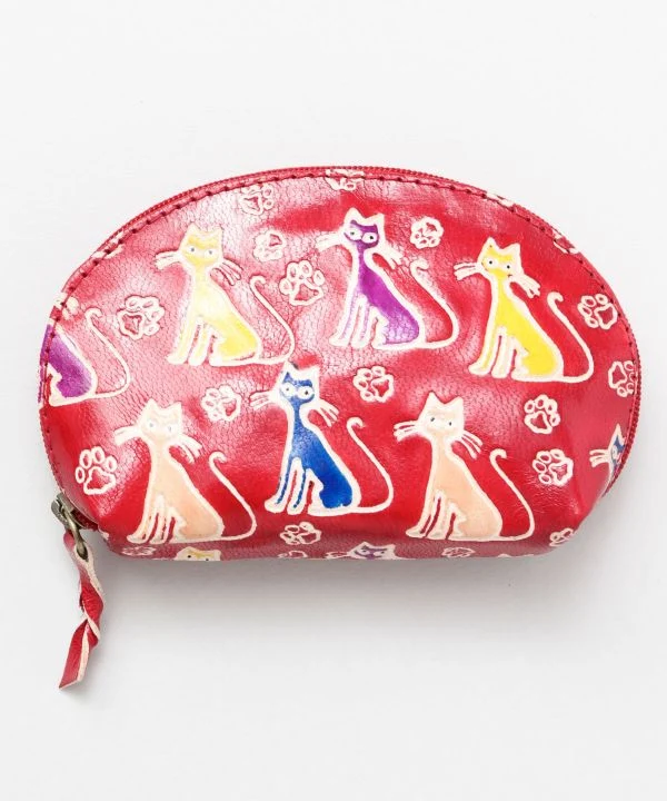 Petite pochette en cuir SANTINI