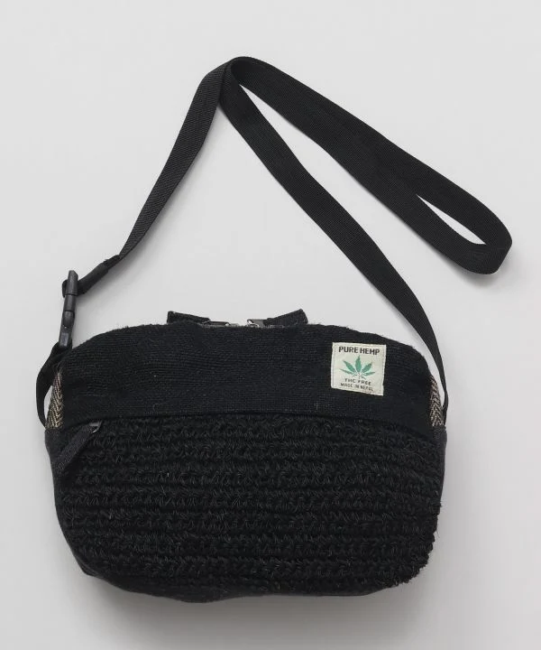 Sac à bandoulière en chanvre népalais