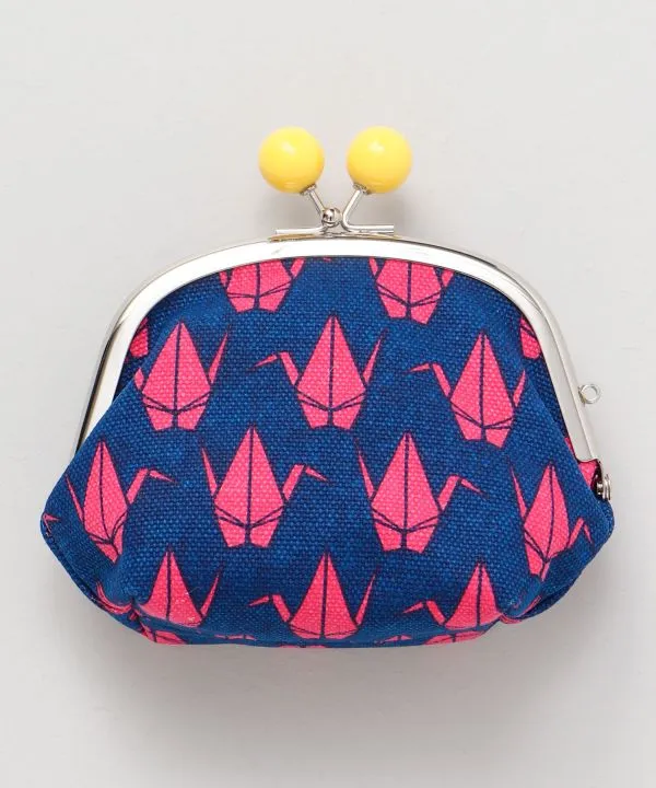 Porte-monnaie HANPU GAMAGUCHI à motif rétro