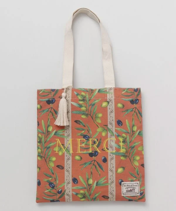 Sac fourre-tout olive en coton biologique
