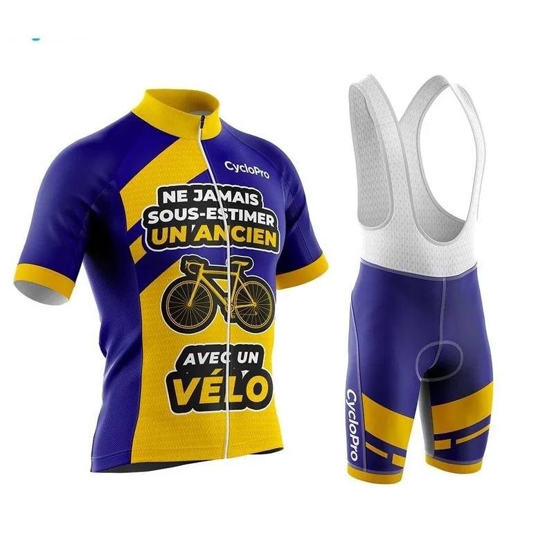 Tenue De Cyclisme - Ancien à vélo