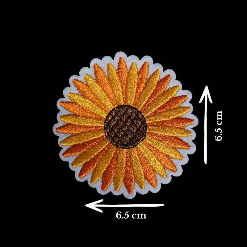 Écusson Brodé Thermocollant | Tournesol