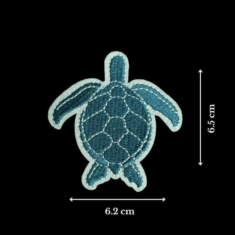 Écusson Brodé Thermocollant | Tortue de Mer