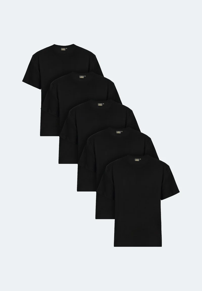 5-er Pack Classic T-Shirt Bob Noir