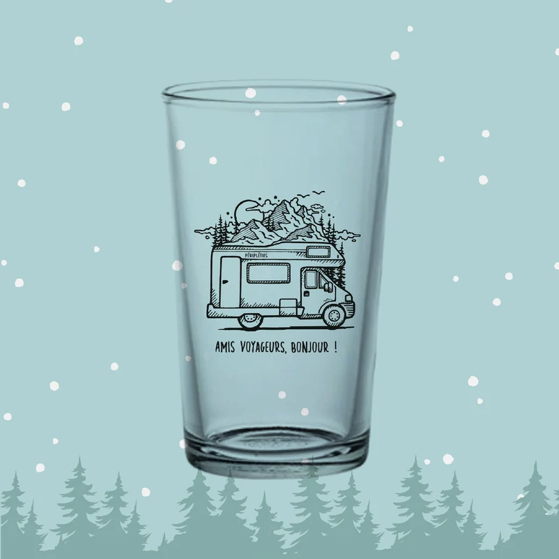 🍺 VERRE À BIÈRE CAMPING-CAR 🇫🇷