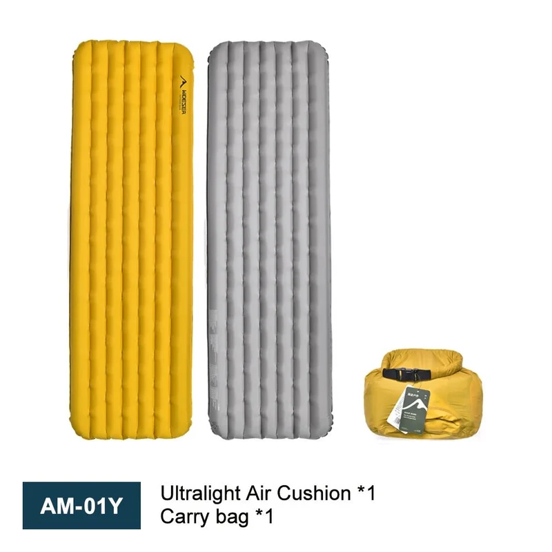 Matelas gonflable léger et confortable 10cm 770g R-Value 7.6 (4 saisons) "Widesea - AM01Y"