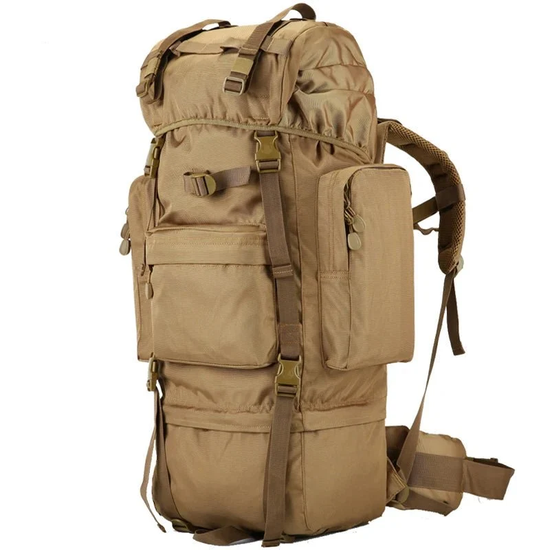 Sac à dos tactique avec housse de pluie 100L résistant 900D "L&Q Army - BL023"