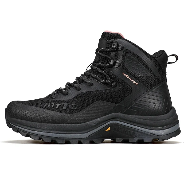 Chaussures de randonnée mid-top / bottines alpinisme avec Technologie Static Waterproof pour femme "HUMTTO - HT-250460B"