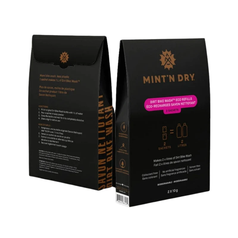 Sachets de savon nettoyant Mint'N Dry Dirt Eco-Refills