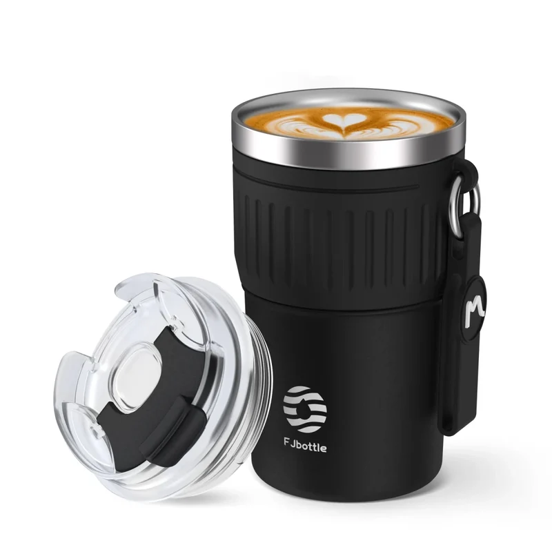 Tasse à café / mug isotherme en acier inoxydable sans BPA 400 ml "FEIJIAN - FJ-YZ400"