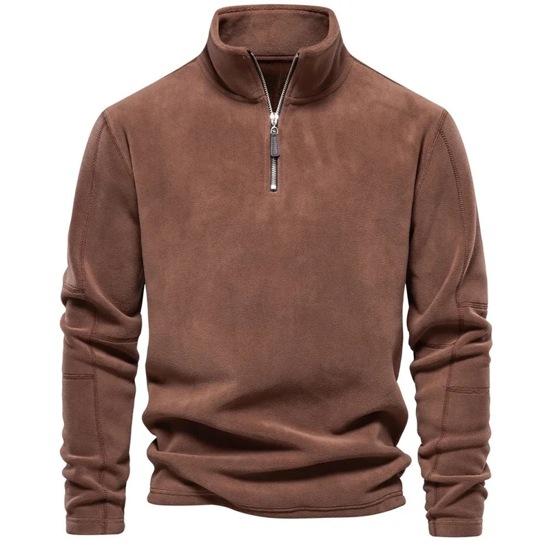 Softshell / polaire à col zippé "AIOPESON - HD08"
