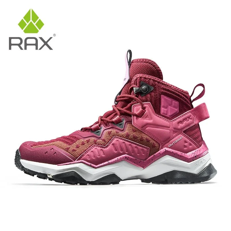 Chaussures de randonnée mid-top / bottes d'alpinisme avec membrane V-TEX 100% imperméable pour femme "RAX - RX-93-5B500W"