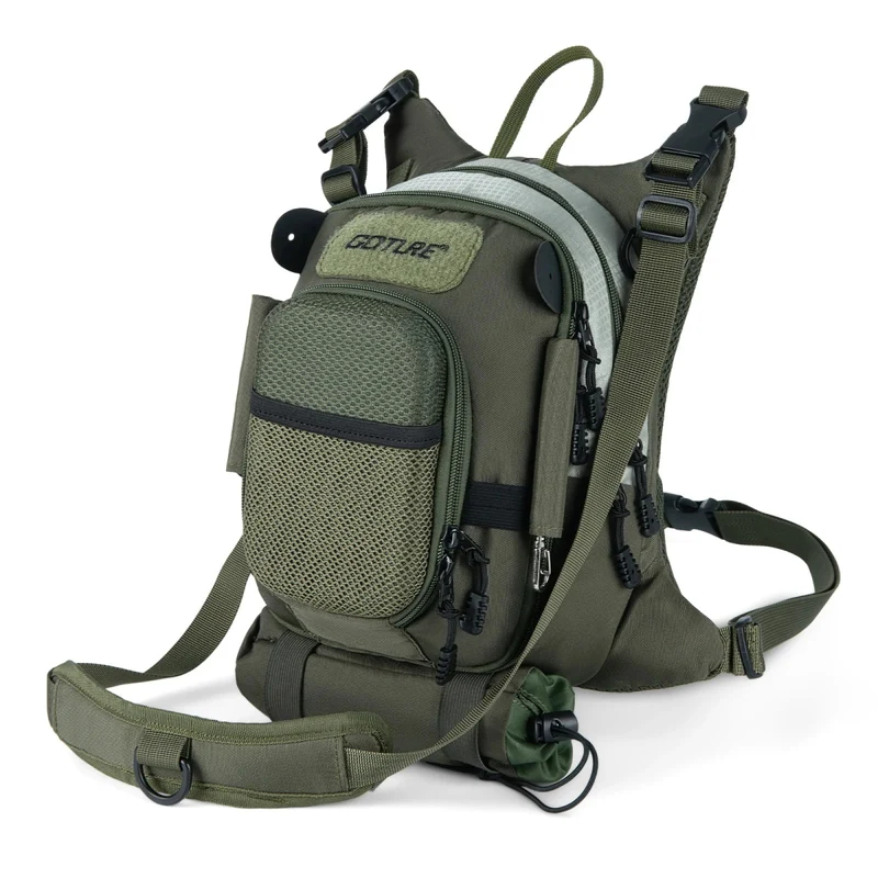 Sac de poitrine ultra-léger et imperméable multi-poches "Goture - E12064"