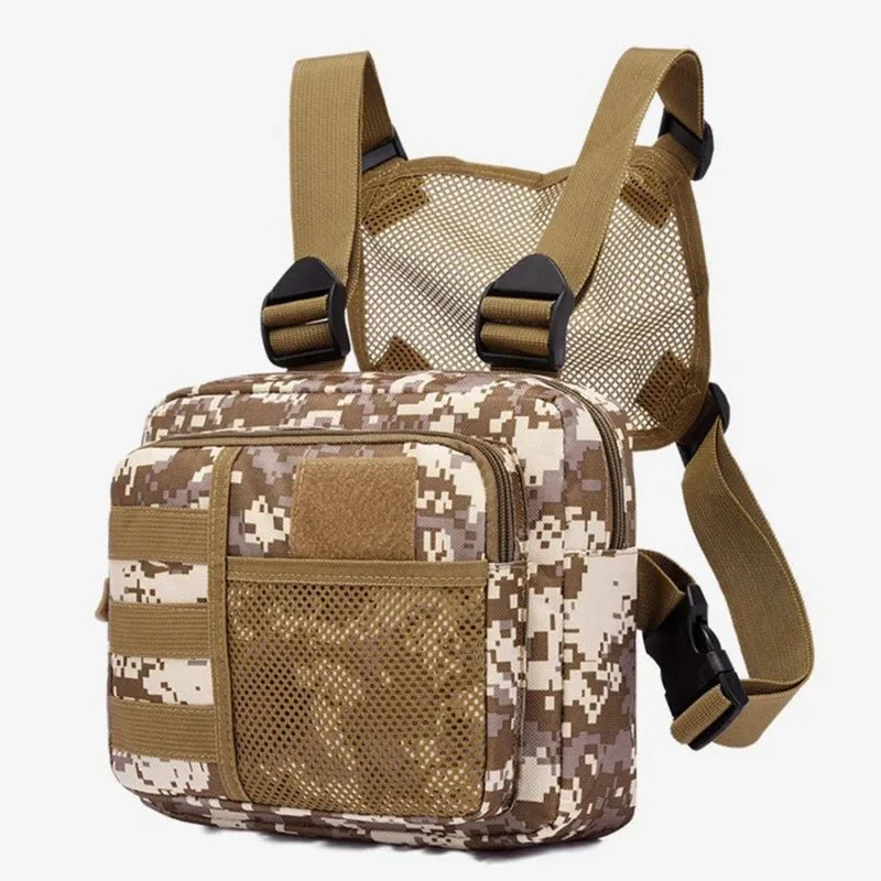 Sac de poitrine tactique multifonction pour homme "SSJ - SJ8007OT"