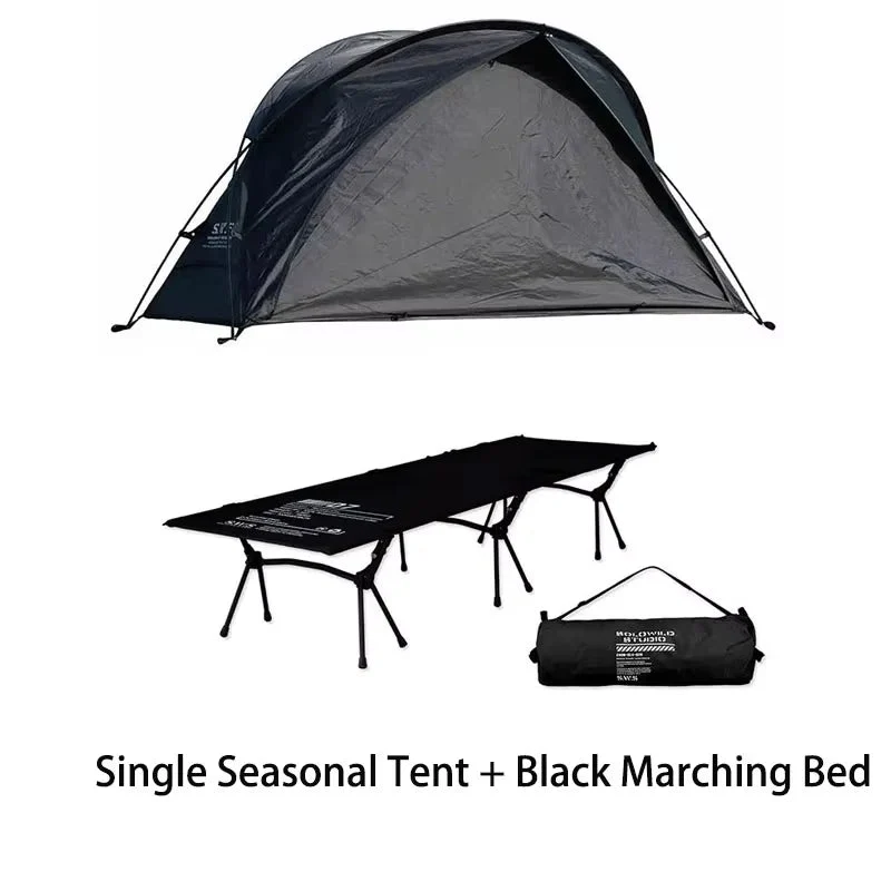 Lit de camp 2 en 1 avec tente simple-paroi "Wellhike Minimalism - Yunchi SWS"