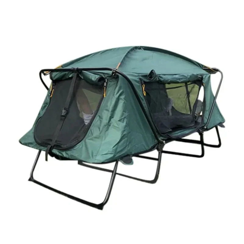 Lit de camp 4 en 1 avec tente automatique à double-parois pour 1 à 2 personnes "DUFFY - CT-071"