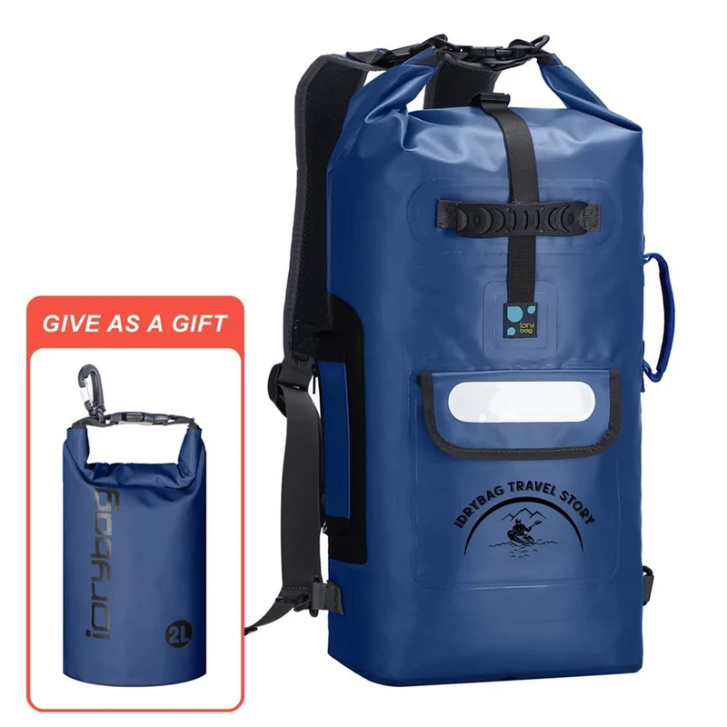 Sac à dos étanche IP-68 pour les sports d'eau, kayak, canyoning "Idrybag - Bag KC2005"
